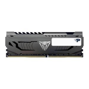 MEMORIA RAM PC 16GB PATRIOT PVS416G320C6 V4S DDR4 3200 MHZ CL16 1.35 V VIPER 4 STEEL. DISIPADOR ALUMINIO. XMP 2.0 DIMM 288 PINES NEGRO