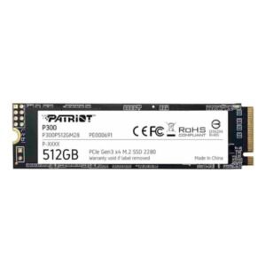 HD INTERNO SOLIDO 512GB PATRIOT P300 M.2 2280 PCIE GEN3 X4 1700MB/S / 1100MB/S P300P512GM28 P300