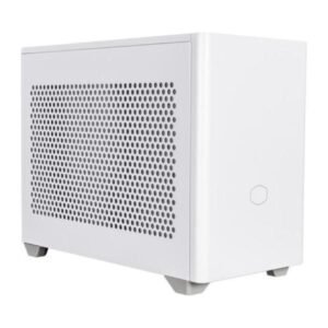 CASE RGB COOLER MASTER MASTERBOX NR200P MINI TOWER VENTILADORES 2 DE 120MM CON VIDRIO Y MALLA LATERAL MCB-NR200P-WGNN-S00 BLANCO