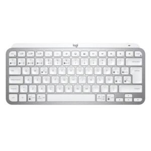 TECLADO LOGITECH MX KEYS MINI MEMBRANA INALÁMBRICO BLUETOOTH ESPAÑOL 920-010477 BLANCO