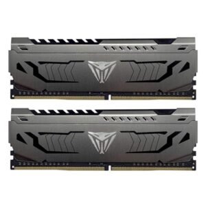 MEMORIA RAM PC 8GB (2×4GB) PATRIOT VIPER 4 STEEL DDR4 3200MHz CL16 1.35V PVS48G320C6K V4S GRIS