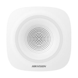 SIRENA INTERNA INAMBRICA HIKVISION AX PRO 90~110dB. 1600m RF distance. 433Mhz DS-PS1-I-WB 302401725