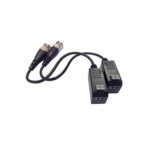 ADAPTADOR VIDEO BALUN TRANSMISOR DE SEÑAL HIKVISION 1/2/3/4/5/8MP HD-TVI/AHD/CVI/CVBS AUDIO OVER COXIALDS-1H18S/E DS-1H18S/ 307400306 NEGRO