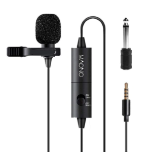 MICRÓFONO MAONO AU-100 3.5MM / USB LAVALIER OMNIDIRECCIONAL NEGRO