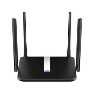ROUTER  CUDY LT500-AU 2.0  5GHZ  AC1200  WIFI 4G LTE CAT.4 CUDY MESH CON ANTENAS DESMONTABLES NEGRO
