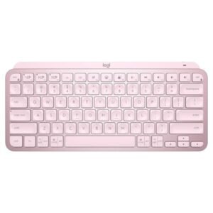 TECLADO LOGITECH MX KEYS MINI MEMBRANA INALÁMBRICO BLUETOOTH INGLÉS 920-010474 ROSADO
