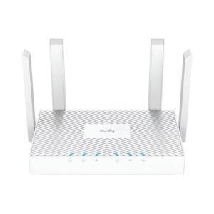 ROUTER INALAMBRICO CUDY WR1300E 1.0 DOBLE BANDA 5GHZ  AC1200  WI-FI 5 MESH GIGABIT BLANCO
