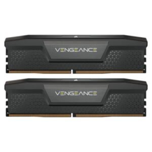MEMORIA RAM PC 16GB (2×8GB) CORSAIR CMK16GX5M2B5200C40 DDR5 5200 MHZ CL40 1.25 V VENGEANCE. XMP 3.0 NEGRO DIMM 288 PINES NEGRO
