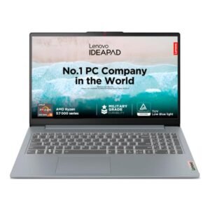LAPTOP LENOVO IDEAPAD SLIM 3 15AMN8 15.6" RYZEN 5 7520U 8GB 512GB SSD TOUCH WIN 11 INGLES LEN-82XQ00RSUS-A GRIS