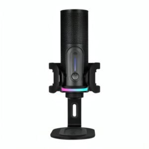 MICRÓFONO GAMING RGB STREAMPLIFY MIC PRO-192-RGB-ST-BK USB-C MULTIPATRÓN PARA STREAMING SPMC-MP3C327.11 NEGRO