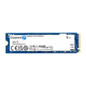 HD INTERNO SOLIDO 1TB KINGSTON NV3 M.2 2280 PCIE GEN4 X4 6000MB/S / 4000MB/S SNV3S/1000G