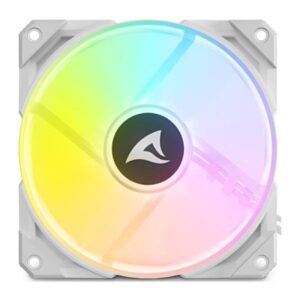 ABANICO GAMING RGB SHARKOON REBEL F50 PWM 1X12CM 4044951040162 BLANCO
