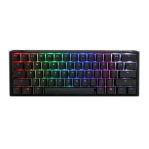 TECLADO GAMING RGB DUCKY ONE 3 MINI MECANICO USB-C ESPAÑOL SWITCH ROJO DKON2161ST-RESPDCLAWSC1 NEGRO