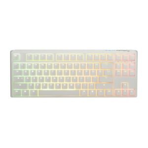 TECLADO GAMING RGB DUCKY ONE 3 TKL MECANICO USB-C ESPAÑOL SWITCH AZUL DKON2187ST-CESPDPWWWSC1 BLANCO