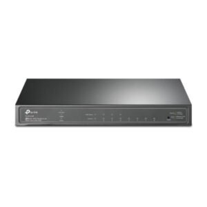 SWITCH TP LINK SG2008P(UN) 4 PUERTOS POE+ Y 4 PUERTOS GIGABIT 10/100/1000 MBPS ADMINISTRABLE NEGRO