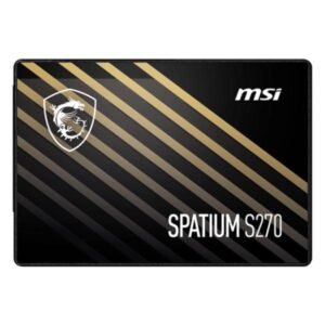 HD INTERNO SOLIDO 480GB MSI SPATIUM S270 2.5" SATA III 500MB/S / 450MB/S S78-440E350-P83 NEGRO