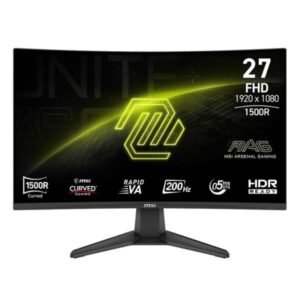 MONITOR MSI MAG 276CF E20 27 PULG  CURVO 1920 X 1080  200 HZ  ANTI-GLARE  HDMI Y DP  9S6-3CE11M-045