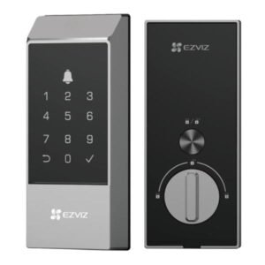 CERRADURA INTELIGENTE EZVIZ CS-DL04-R100-WBCP-GR(M)(O-STD) (E) CON CODIGO DE ACCESO WIFI 2.4 GHZ 310500562