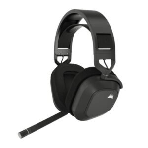 HEADSET GAMING CORSAIR HS80 MAX INALÁMBRICO (BLUETOOTH Y 2.4GHZ) CA-9011295-NA GRIS OSCURO