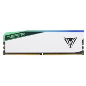 MEMORIA RAM PC 32GB PATRIOT VIPER ELITE 5 RGB DDR5 5600MHZ CL38 1.35V PVER532G56C38W BLANCO