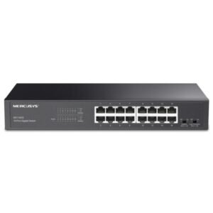 SWITCH MERCUSYS MS116GS(UN) 16 PUERTOS GIGABIT 10/100/1000 MBPS NO ADMINISTRABLE NEGRO
