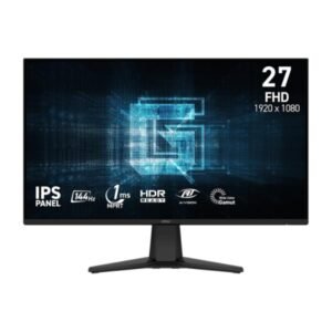 MONITOR GAMING MSI G275L E14 27 PULG PLANO FHD 1920 X 1080 144HZ IPS HDMI 2.0 9S6-3CF31M-005 NEGRO