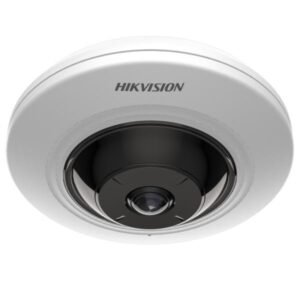 CAMARA FISHEYE  HIKVISION DS-2CD2955G0-ISU(1.05MM) (O-STD) (E) 5 MP H.265+ FOV 180 IR 8 M AUDIO MICRÓFONO INCORPORADO 311322801 BLANCO