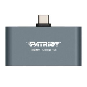 HUB CON ALMACENAMIENTO PATRIOT MOBILE MD330 USB-C 3.2 GEN 1 HDMI 4K 256GB PMD256GH013 GRIS