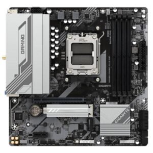 TARJETA MADRE GIGABYTE B650M GAMING PLUS WIFI MICRO ATX DDR5 WIFI 6E / BLUETOOTH NEGRO / BLANCO