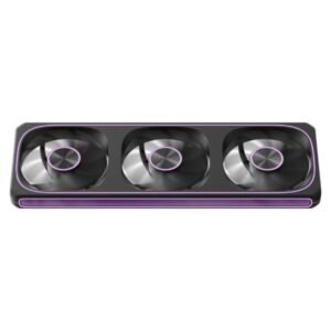 ABANICO ARGB FORMULA V LINE TRIPLE FAN AIR FUSION 3 BK 360MM 4 PIN PWM + 3 PIN ARGB 4711401664321 NEGRO
