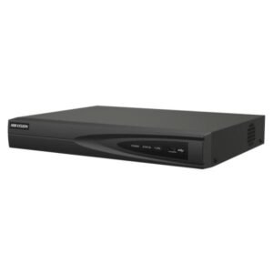 GRABADORA NVR HIKVISION DS-7604NI-Q1/4P 4 CANALES 4K 8TB H.265+ CON POE NEGRO