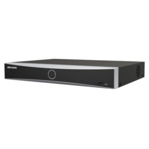 GRABADORA NVR HIKVISION DS-7608NXI-K1(D) 8 CANALES 4K 16TB H.265+ NEGRO