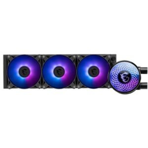 ENFRIAMIENTO LIQUIDO MSI MAG CORELIQUID A12 360 AIO 360MM LGA1700/1851/ AM5/AM4 306-7ZWEM21-813 NEGRO