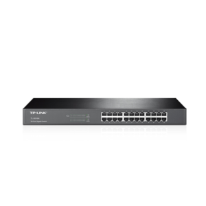 SWITCH TP LINK TL-SG1024 24 PUERTOS GIGABIT 10/100/1000 MBPS NO ADMINISTRABLE NEGRO