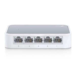 SWITCH TP LINK TL-SF1005D 5 PUERTOS FAST ETHERNET 10/100 MBPS NO ADMINISTRABLE BLANCO