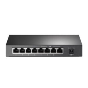 SWITCH TP LINK TL-SF1008P 4 PUERTOS PoE+ Y 4 PUERTOS FAST ETHERNET 10/100 MBPS NO ADMINISTRABLE NEGRO