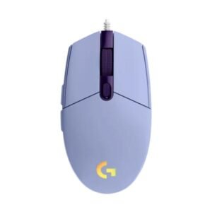 MOUSE GAMING RGB LOGITECH G203 LIGHTSYNC ALÁMBRICO USB 8000 DPI 910-005851 LILA