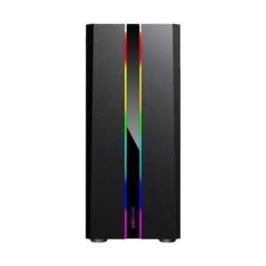 CASE GAMING RGB EAGLE WARRIOR TLALOC CG05RDRA002C L400 MID TOWER 1 VENTILADOR DE 120MM CON VIDRIO LATERAL Y TIRA RGB  (INCLUYE PEQUEÑO CONTROL BOARD NEGRO