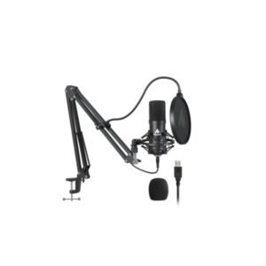 MICROFONO MAONO AU-A04 USB/USB-C CARDIOIDE PLUG AND PLAY KIT NEGRO