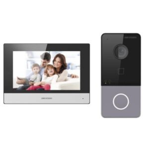 CONTROL DE ACCESO KIT VIDEOPORTERO HIKVISION DS-KIS603-P(C)(O-STD) IP 2MP/1080P PANTALLA 7 PULG WIFI/POE H.264 305303632