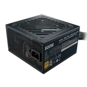 FUENTE DE PODER COOLER MASTER G800 GOLD PLUS 800W NO MODULAR ATX MPW-8001-ACAAG-U2 NEGRO