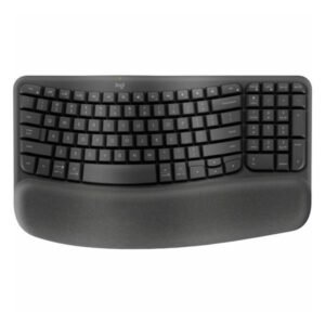 TECLADO LOGITECH ERGO WAVE KEYS INALÁMBRICO BLUETOOTH INGLÉS 920-011898 NEGRO