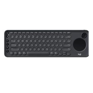 TECLADO LOGITECH K600 MEMBRANA INALÁMBRICO BLUETOOTH  INGLÉS CON TOUCHPAD INTEGRADO 920-008824 NEGRO