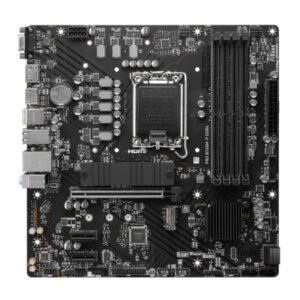 TARJETA MADRE MSI PRO B760M-P DDR4 LGA 1700 M-ATX 911-7E02-016 NEGRO