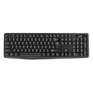 TECLADO GENIUS KB-117 MEMBRANA ALÁMBRICO USB ESPAÑOL 31310016401 NEGRO