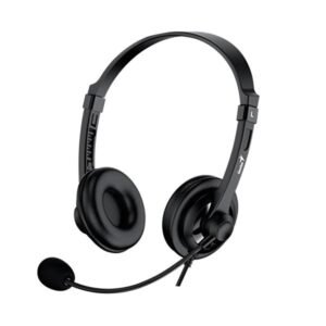 HEADSET GENIUS HS-230U ALÁMBRICO USB 31710021400 NEGRO