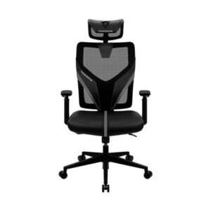 SILLA ERGONÓMICA THUNDERX3 YAMA1 CUERO SINTÉTICO TEGC-3030001.11 NEGRO
