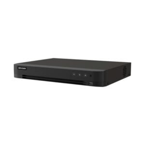 GRABADORA DVR HIKVISION IDS-7216HQHI-M1/XT 16 CANALES HASTA 3K / 5 MP LITE HASTA 12 TB (1 SATA) ACUSENSE H.265 PRO+-AF NEGRO