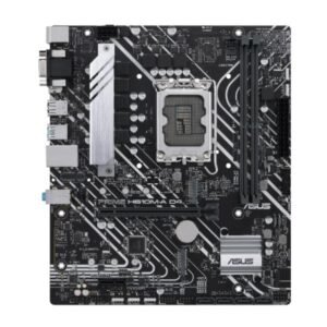 TARJETA MADRE ASUS PRIME H610M-A LGA1700 M-ATX DDR5 90MB1G20-M0EAY0 NEGRO / BLANCO