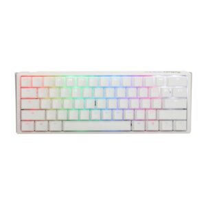 TECLADO GAMING RGB DUCKY ONE 3 MINI MECANICO USB-C ESPAÑOL SWITCH CAFÉ DKON2161ST-BESPDPWWWSC1 BLANCO
